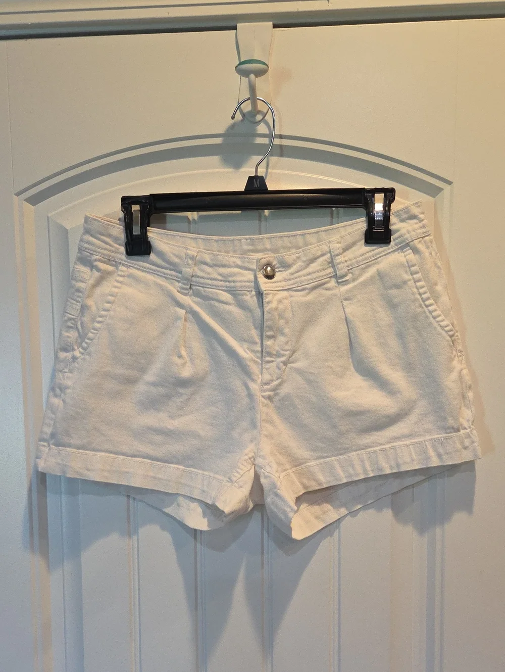 Women's White Denim Jean Shorts